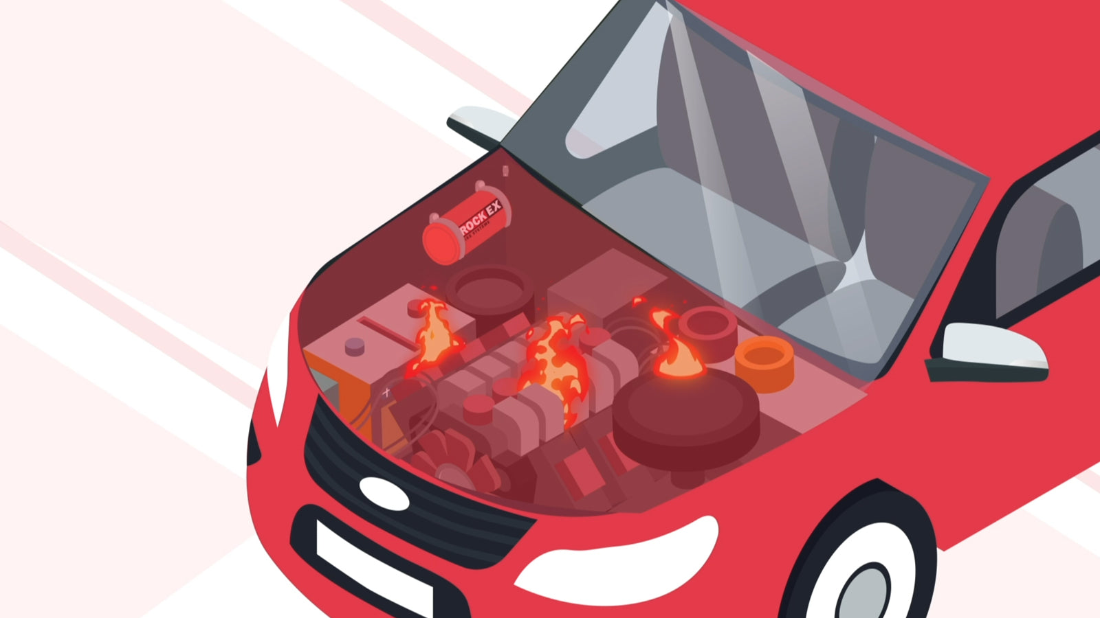 RockEX - Automatischer Feuerlöscher für Autos